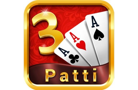 Teen Patti 3A app logo featuring card game theme with playing cards and bold typography on a dark background